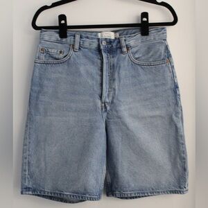& Other Stories Longline Denim Shorts
